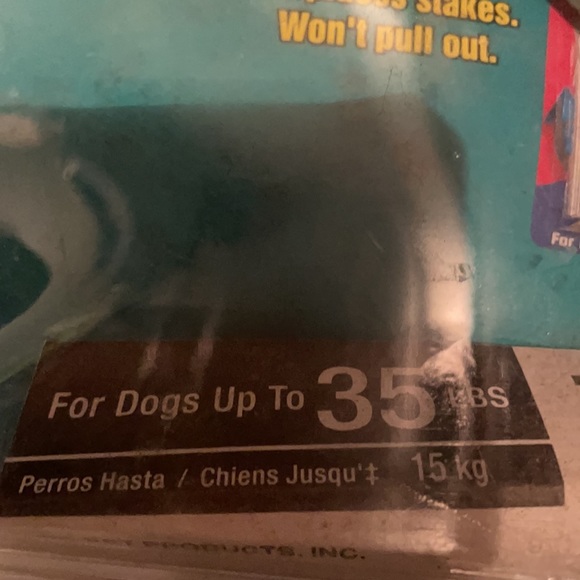 Prestige Tie out & Dog anchor medium size dogs up to 35 lbs 10 feet - Picture 2 of 5
